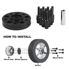 Load image into Gallery viewer, For Mercedes-Benz 20mm Car Modified Wheel Hub Flange Center Wheel Spacer with M12x1.5 Screws, 20mm