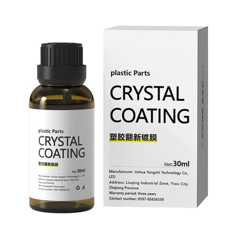 Car Crystal Plating Plastic Refurbishment Fluid, Capacity: 30ml, 30ml Plastic Refurbishment Fluid