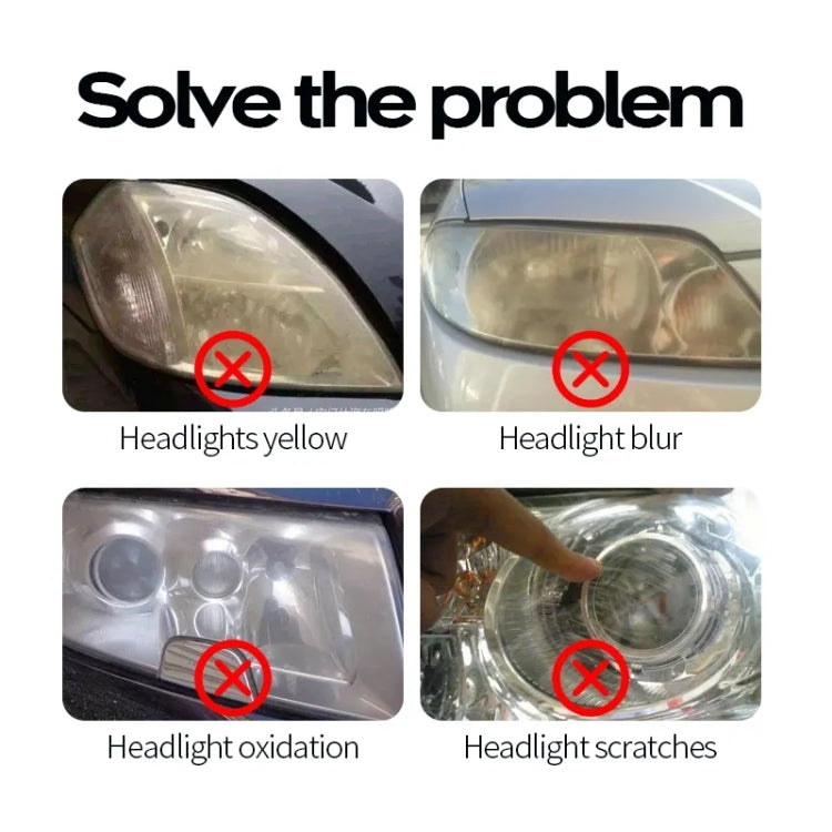 Car Headlight Scratch Yellowing Repair Fluid Set, Capacity: 10ml, 10ml