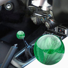 Load image into Gallery viewer, Car Modified Marble Star Gear Head Shifter Cover with Adapter, Purple, Pink, Green, Light Green, Light Blue