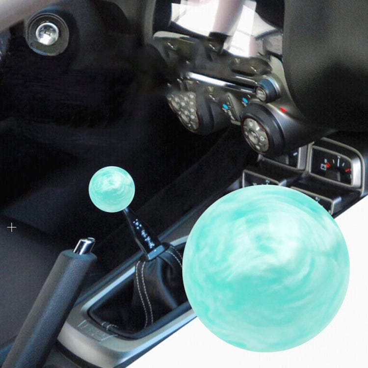 Car Modified Marble Star Gear Head Shifter Cover with Adapter, Purple, Pink, Green, Light Green, Light Blue