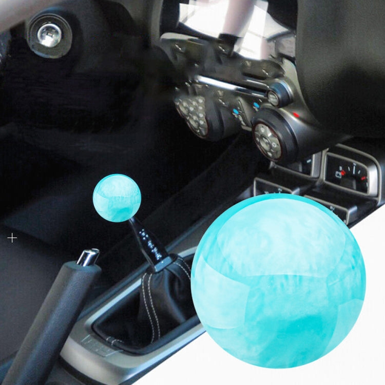 Car Modified Marble Star Gear Head Shifter Cover with Adapter, Purple, Pink, Green, Light Green, Light Blue