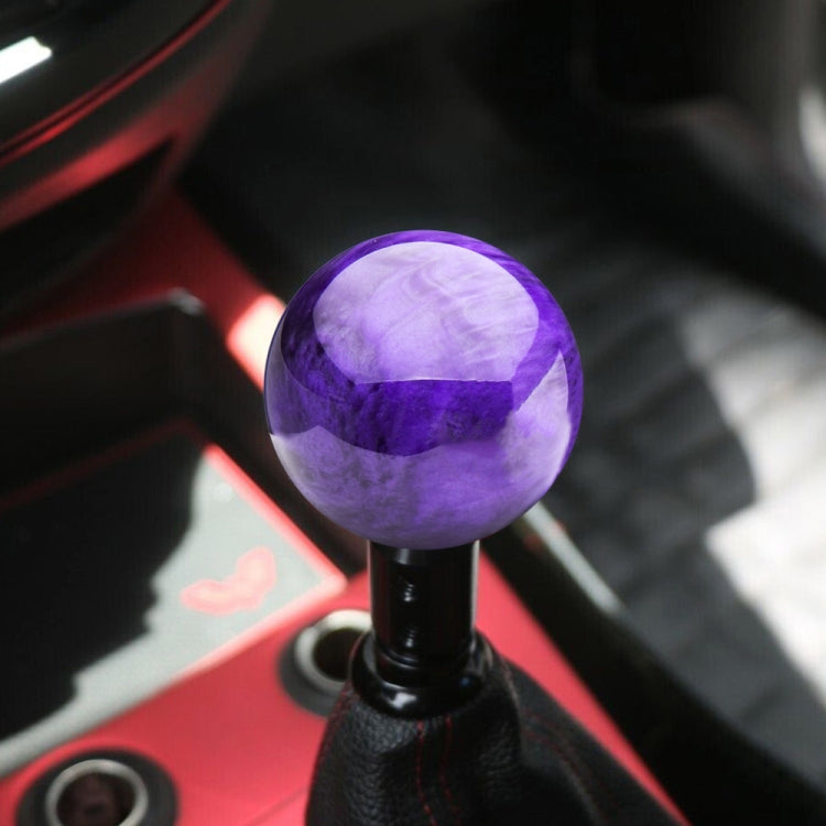 Car Modified Marble Star Gear Head Shifter Cover with Adapter, Purple, Pink, Green, Light Green, Light Blue