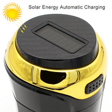 Load image into Gallery viewer, N12B Car Creative Ashtray Solar Power With Light And Cover Car Supplies, N12B