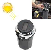 Load image into Gallery viewer, N12B Car Creative Ashtray Solar Power With Light And Cover Car Supplies, N12B