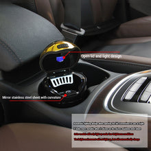 Load image into Gallery viewer, N12B Car Creative Ashtray Solar Power With Light And Cover Car Supplies, N12B