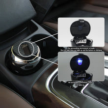 Load image into Gallery viewer, N12B Car Creative Ashtray Solar Power With Light And Cover Car Supplies, N12B