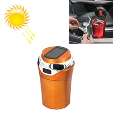 Load image into Gallery viewer, N12E Car Creative Ashtray Solar Power With Light And Cover With Cigarette Liighter