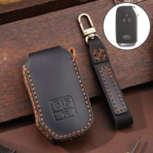 Load image into Gallery viewer, For KIA Carnival EX / SX Hallmo Car Cowhide Leather Key Protective Cover Key Case, C138