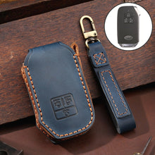 Load image into Gallery viewer, For KIA Carnival EX / SX Hallmo Car Cowhide Leather Key Protective Cover Key Case, C138