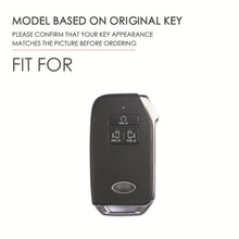 Load image into Gallery viewer, For KIA Carnival EX / SX Hallmo Car Cowhide Leather Key Protective Cover Key Case, C138