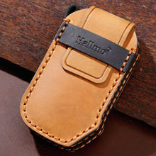 Load image into Gallery viewer, For KIA Carnival EX / SX Hallmo Car Cowhide Leather Key Protective Cover Key Case, C138