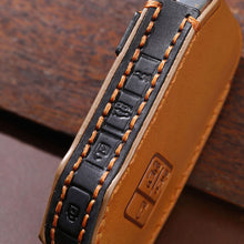 Load image into Gallery viewer, For KIA Carnival EX / SX Hallmo Car Cowhide Leather Key Protective Cover Key Case, C138