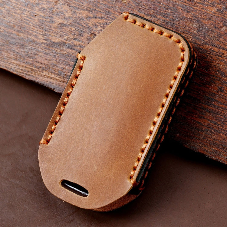 For Kia Sorento Hallmo Car Cowhide Leather Key Protective Cover Key Case, B088