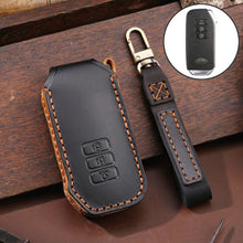 Load image into Gallery viewer, For Kia 3-button Hallmo Car Cowhide Leather Key Protective Cover Key Case, C115