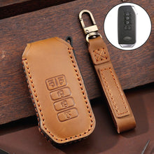 Load image into Gallery viewer, For Kia 5-button Hallmo Car Cowhide Leather Key Protective Cover Key Case, C202