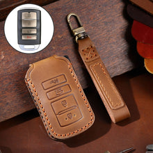 Load image into Gallery viewer, For Kia K4 Hallmo Car Cowhide Leather Key Protective Cover Key Case, C179