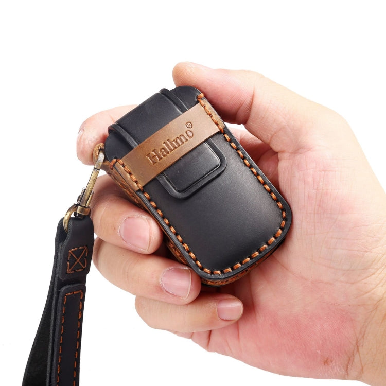 For Kia K4 Hallmo Car Cowhide Leather Key Protective Cover Key Case, C179