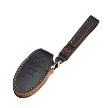 Load image into Gallery viewer, For Nissan 4-button Horn Hallmo Car Cowhide Leather Key Protective Cover Key Case, C066