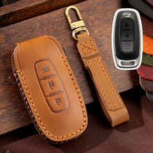 Load image into Gallery viewer, For Nissan Teana / Ariya 2-button Hallmo Car Cowhide Leather Key Protective Cover Key Case, 2-button
