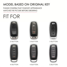 Load image into Gallery viewer, For Nissan Teana / Ariya 5-button Start Hallmo Car Cowhide Leather Key Protective Cover Key Case, 5-button Start