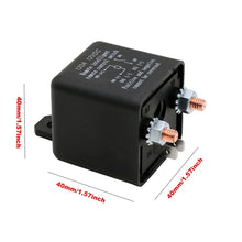 Load image into Gallery viewer, ZL180 12V 120A Car Relay Remote Rireless Battery Isolator with Battery Clip x 2 &amp; Remote Control x 2, 12V 120A   with Battery Clip x 2 &amp; Remote Control x 2