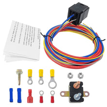 Load image into Gallery viewer, Universal 30A 12V Electric Fuel Pump Relay Kit, 30A 12V