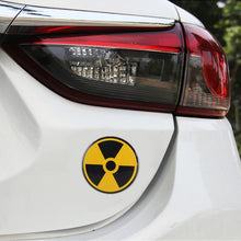 Load image into Gallery viewer, 4 in 1 Car Wheel Hub Decorative Sticker, Diameter: 5.8cm, Black + Yellow