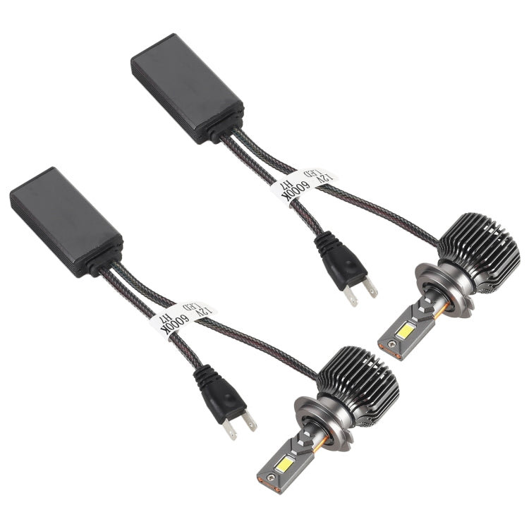 K11 1 Pair H7 12V / 85W / 6000K / 9000LM Car LED Headlight, H7