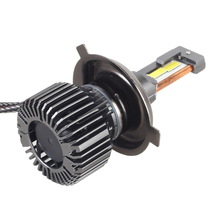 K11 1 Pair H4 12V / 75W / 6000K / 9000LM Car LED Headlight, H4