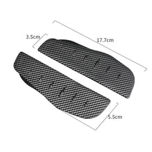 Load image into Gallery viewer, Car Rear View Mirror Rain Eyebrow Cover Catering Mirror PVC Carbon Fiber Pattern Rain Shield, DM-119