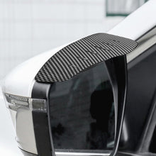 Load image into Gallery viewer, Car Rear View Mirror Rain Eyebrow Cover Catering Mirror PVC Carbon Fiber Pattern Rain Shield, DM-119