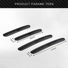 Load image into Gallery viewer, 4 in 1 Car Door Anti-Static PC Carbon Fiber Anti-Collision Strip, Carbon Fiber Anti-Collision Strip