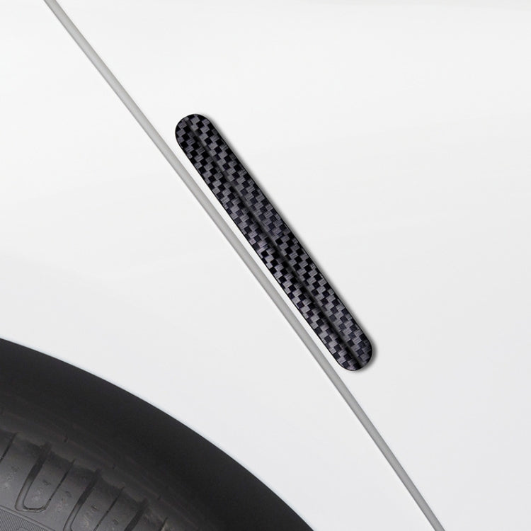 4 in 1 Car Door Anti-Static PC Carbon Fiber Anti-Collision Strip, Carbon Fiber Anti-Collision Strip
