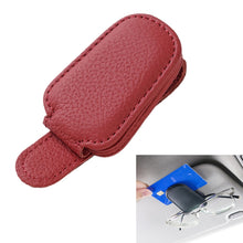 Load image into Gallery viewer, Car Sun Visor Glasses Clip Multi-functional Card Storage Bracket
