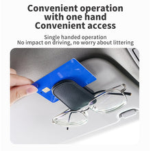 Load image into Gallery viewer, Car Sun Visor Glasses Clip Multi-functional Card Storage Bracket