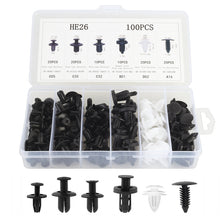 Load image into Gallery viewer, 100 in 1 Universal Car Plastic Fasteners Rivet Clips Set, 100 PCS