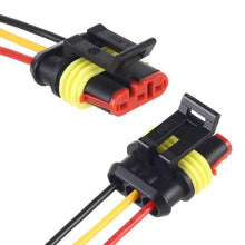 Load image into Gallery viewer, 10pcs 2P Car Waterproof Plug Car Connector Plug-In, Length：10cm, 3P