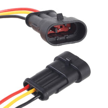 Load image into Gallery viewer, 10pcs 2P Car Waterproof Plug Car Connector Plug-In, Length：10cm, 3P