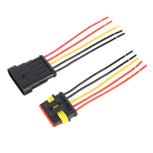 Load image into Gallery viewer, 10pcs 4P Car Waterproof Plug Car Connector Plug-In, Length：10cm, 5P
