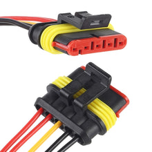 Load image into Gallery viewer, 10pcs 4P Car Waterproof Plug Car Connector Plug-In, Length：10cm, 5P