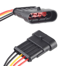 Load image into Gallery viewer, 10pcs 4P Car Waterproof Plug Car Connector Plug-In, Length：10cm, 5P