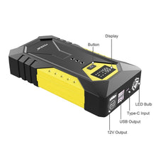 Load image into Gallery viewer, FOXSUR FJS-600 Car Multifunctional Emergency Start Power Supply, FJS-600