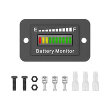 Load image into Gallery viewer, BM210 Electric Vehicles / Golf Carts LED Battery Indicator Adjustable Voltage 12V-72V, BM210