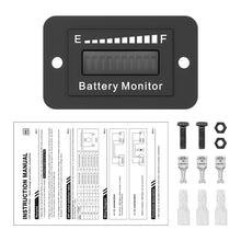 Load image into Gallery viewer, BM210 Electric Vehicles / Golf Carts LED Battery Indicator Adjustable Voltage 12V-72V, BM210