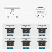 Load image into Gallery viewer, BM210 Electric Vehicles / Golf Carts LED Battery Indicator Adjustable Voltage 12V-72V, BM210