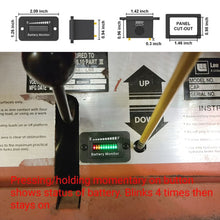 Load image into Gallery viewer, BM210 Electric Vehicles / Golf Carts LED Battery Indicator Adjustable Voltage 12V-72V, BM210