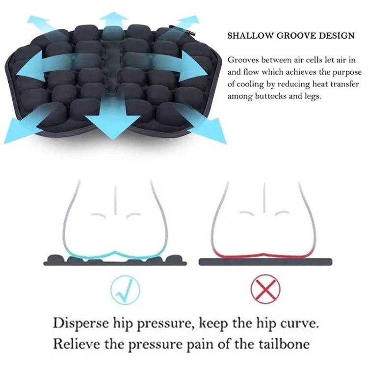IN-SC003 Car Office Inflatable Airbag Seat Cushion, Style: Manual Inflation, Manual Inflation