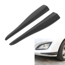 Load image into Gallery viewer, 1 Pair Car Carbon Fiber Silicone Bumper Strip, Style: Short, Carbon Fiber