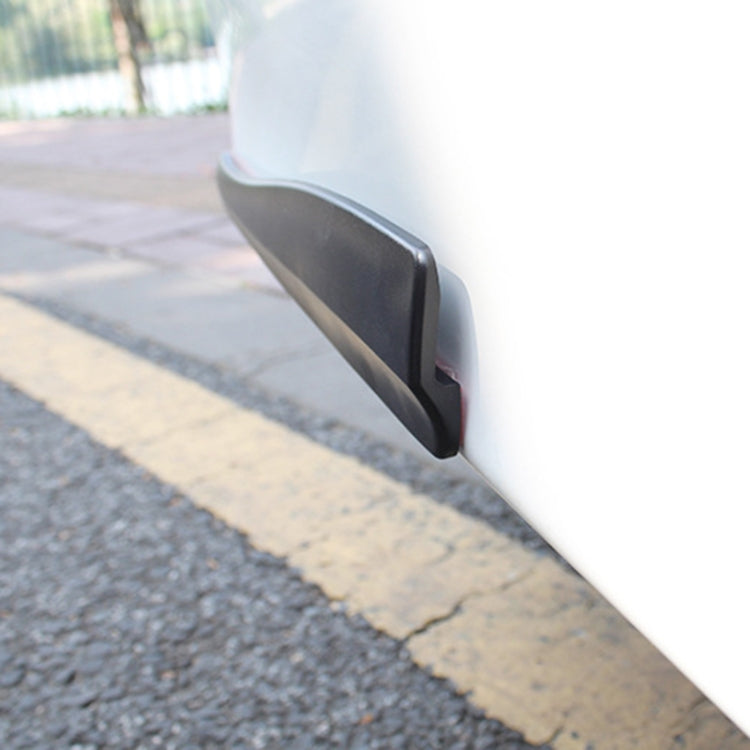 1 Pair Car Solid Color Silicone Bumper Strip, Style: Long, Solid Color